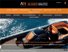 Tablet Screenshot of anblanesnautic.com